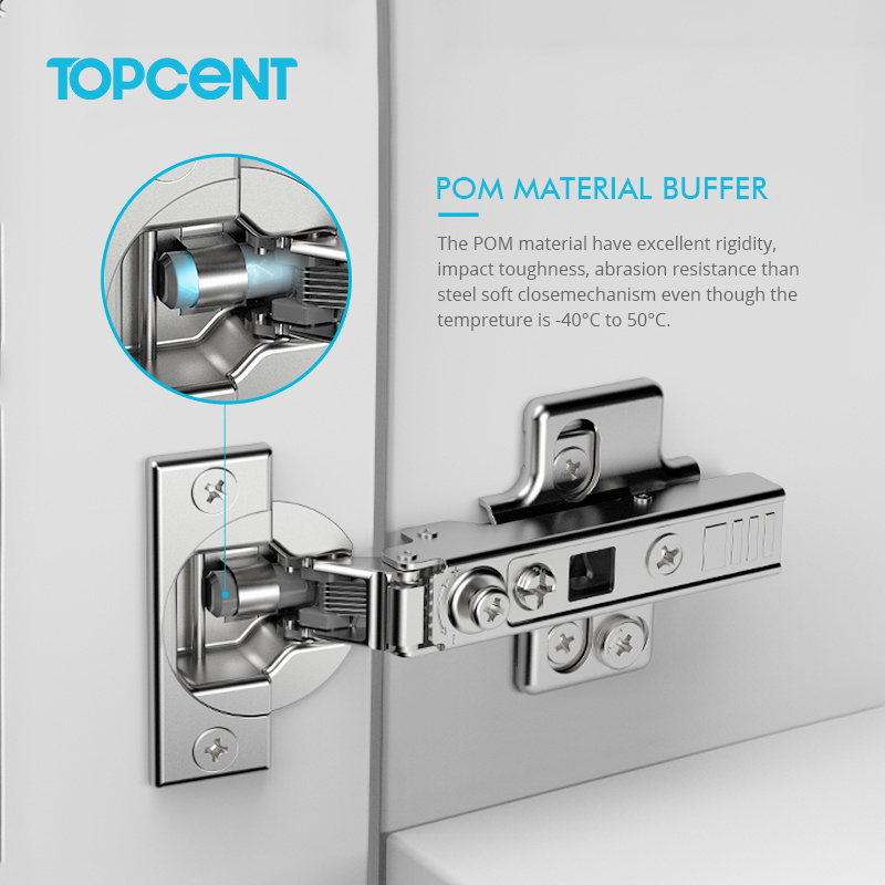 Topcent 35mm cup Buffering Two Way 3D 4D Hinge Soft Close Hydraulic Steel Kitchen Cabinet Door Concealed Furniture Hinge