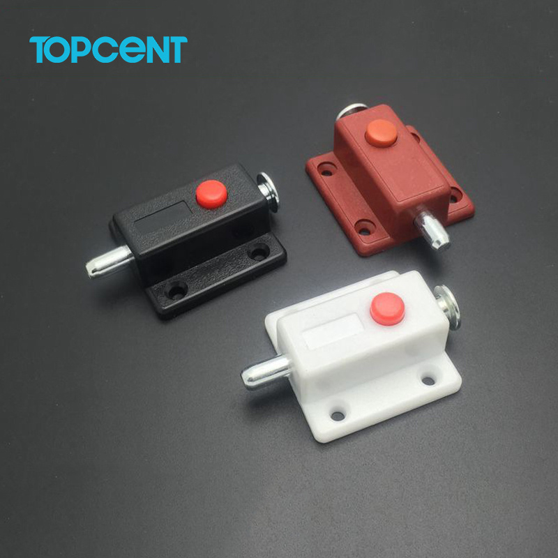 TOPCENT Furniture Plastic Push to Open Latch Lock Magnetic Catcher Door Damper Push Open Door Buffer