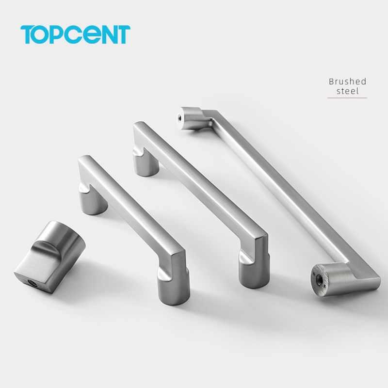 Topcent 32 - 192mm Zinc Alloy Cabinet Handle Black Silver Antique Brass finish Drawer Pulls