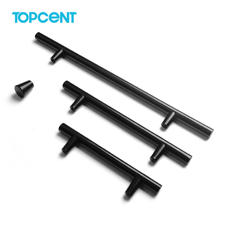 TOPCENT Furniture Hardware Handles Regular Modern Fancy Gold Decorative Kitchen Aluminum Alloy Door Cabinet Handles And Pull