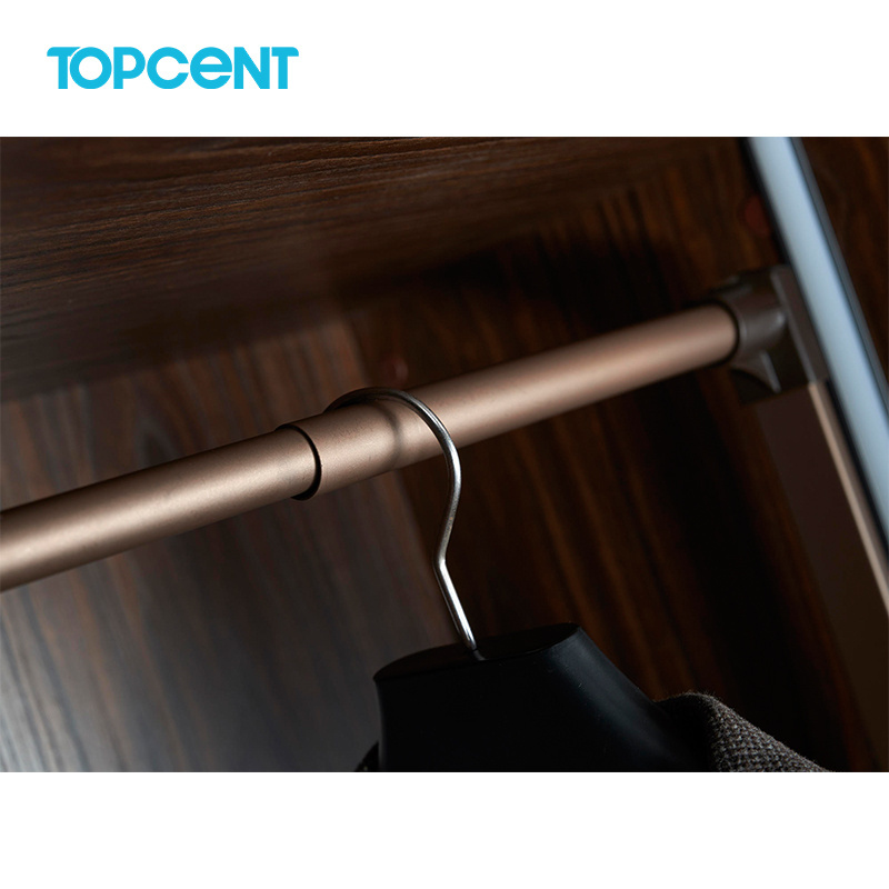 Topcent Hanger Lift Large Pull-Down Closet Wardrobe Pull Down Wardrobe Rail Lift with Adjustable Width