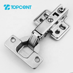 Topcent Cabinet Soft Close Hinge 35 mm Buffering Full Overlay Clip On Hydraulic Kitchen Hinge