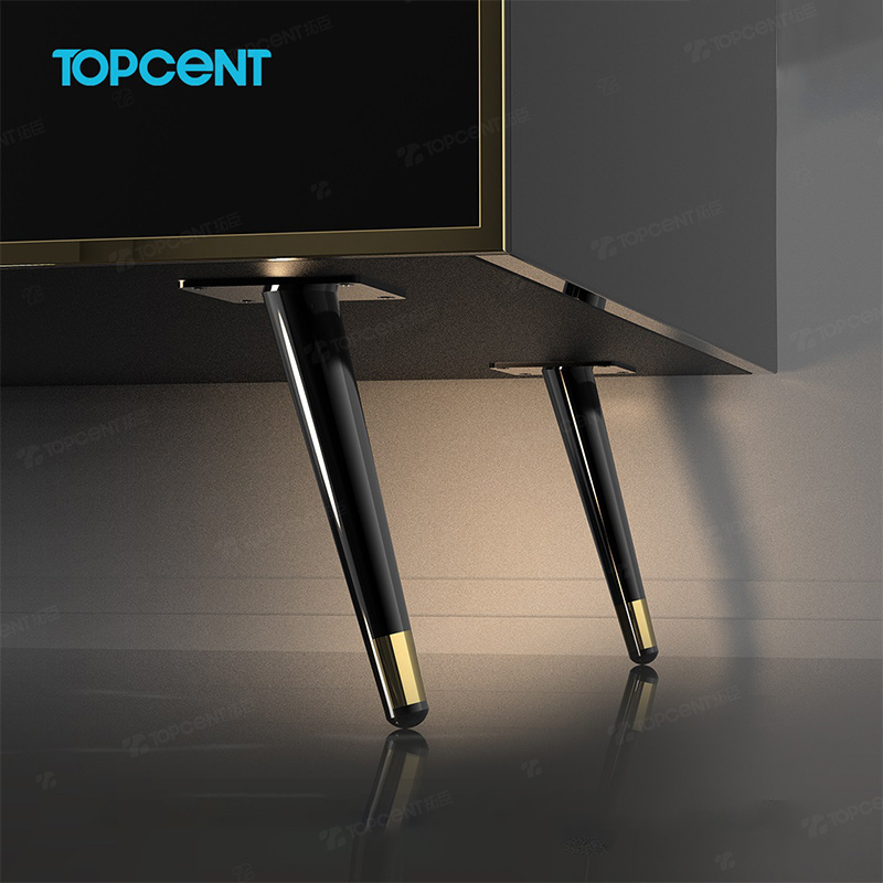 Topcent Metal Furniture Legs Modern Replacements Feet Heavy Duty Tapered Table Sofa Legs Couch Feet with Screws