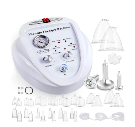 Multifunctional Vacuum Therapy Machine With Cupping Sets Scraping Massager For Body Shape And Facial And Breast Care