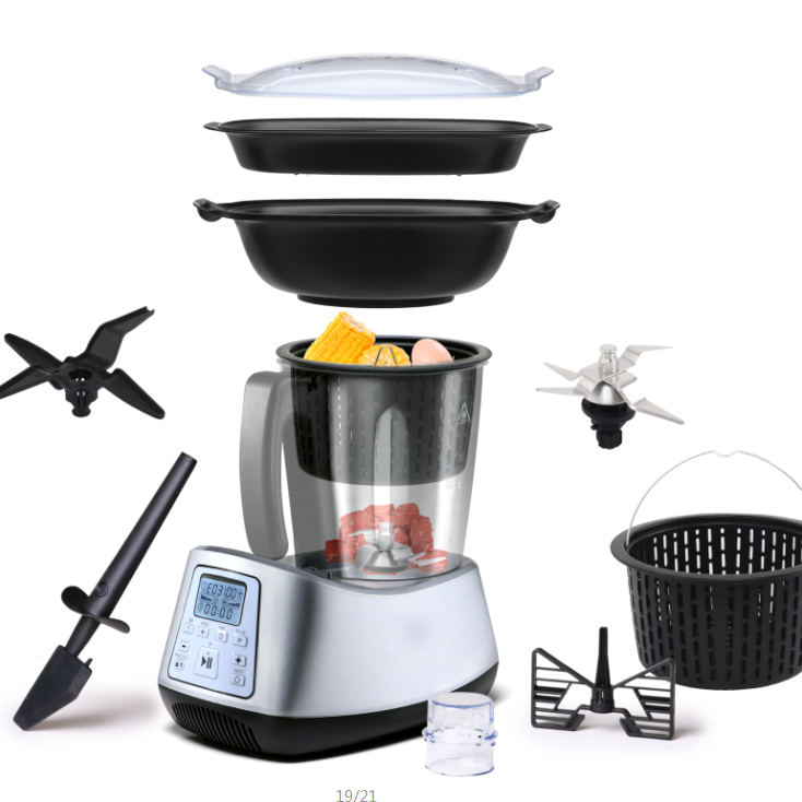 Factory Wholesale Thermo Cooker Food Processor and mixer combined Smart Multifunction Thermo Cooker With Wifi blender