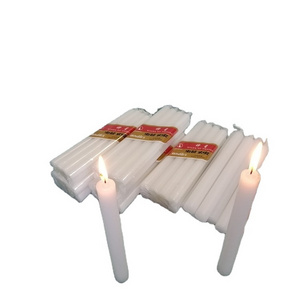 100% pure paraffin wax Nigerian religious White Stick candles wholesale Cheap price candle bulk for votive activity