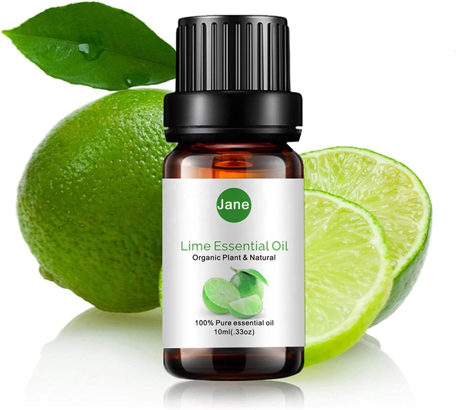 Lime Essential Oil, 100% Pure Organic Natural Aroma Lime Oil for Diffuser, Massage, Yoga, Meditation, Bath, Skin Care