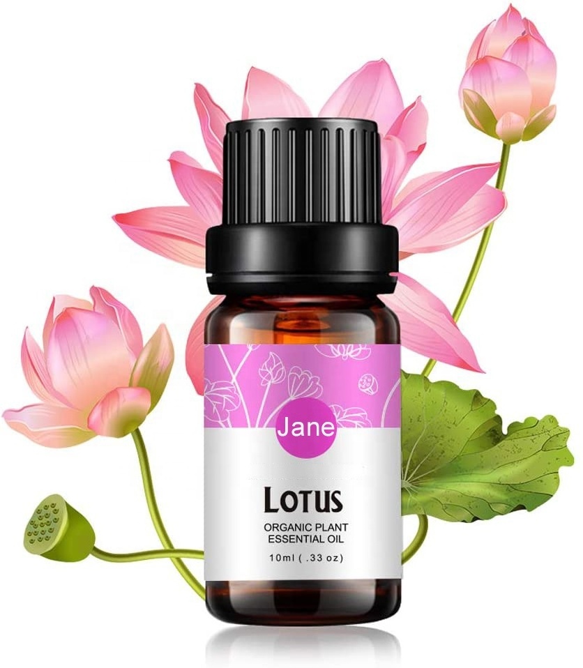 Lotus Essential Oil 100% Pure Oganic Plant Natrual Flower Essential Oil for Diffuser Massage Skin Care Sleep shower gel candle