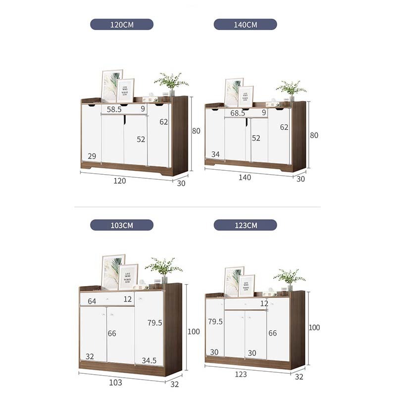 Multi-Layers Household Large Storage Corner Shoe Cabinet