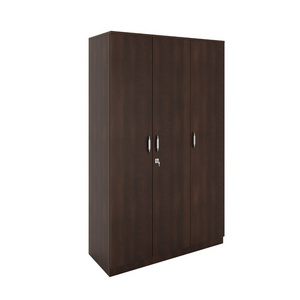 High Quality Modern Wooden Furniture for Bedroom Living Room Contemporary Modern Wardrobe Closet 3 Door Wardrobe Without Mirror