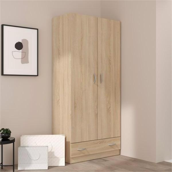 Wooden wardrobe simple durable wardrobe wardrobe designs study table armoire chambre en bois