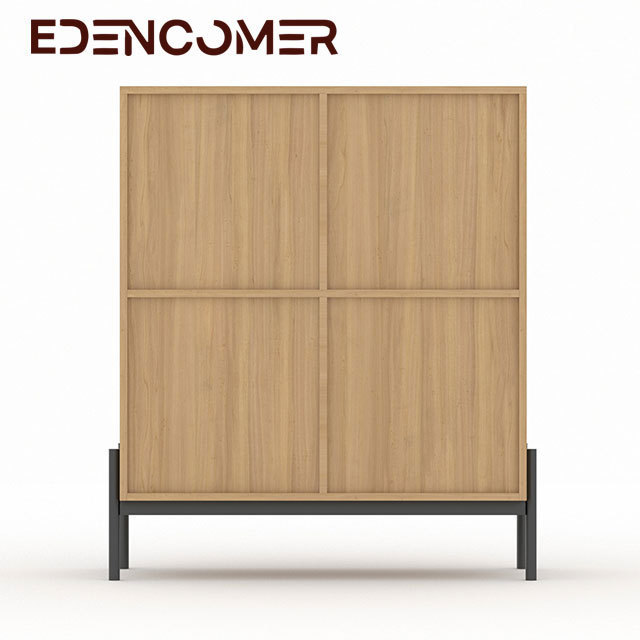 Edencomer Modern Design Unique Appearance Full Storage Space Wooden Cabinet with Cat Nest for Living Room