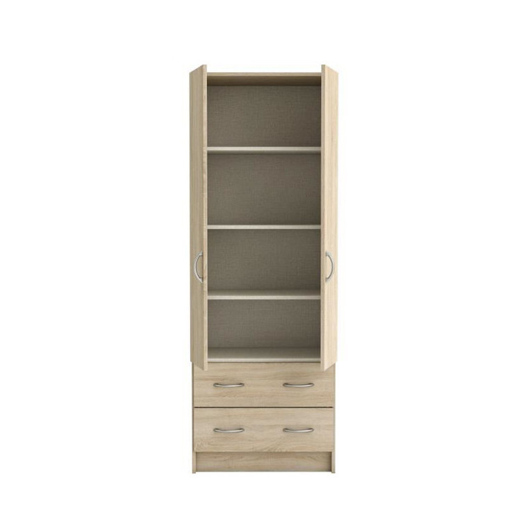 ZKL085 Accept Custom 2 Door Wardrobe with Drawers