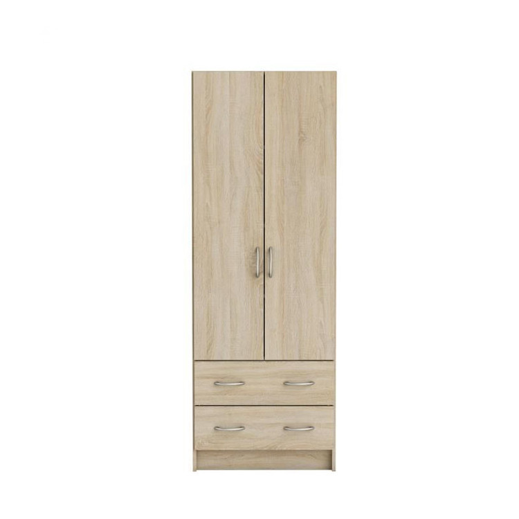 ZKL085 Accept Custom 2 Door Wardrobe with Drawers