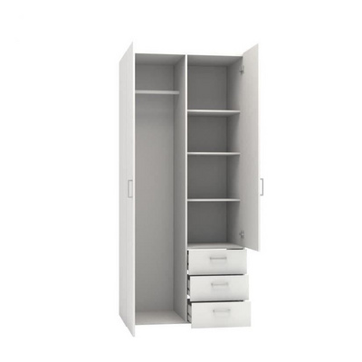 ZKL082 Simple Design Bedroom Wardrobe Closet with Drawers