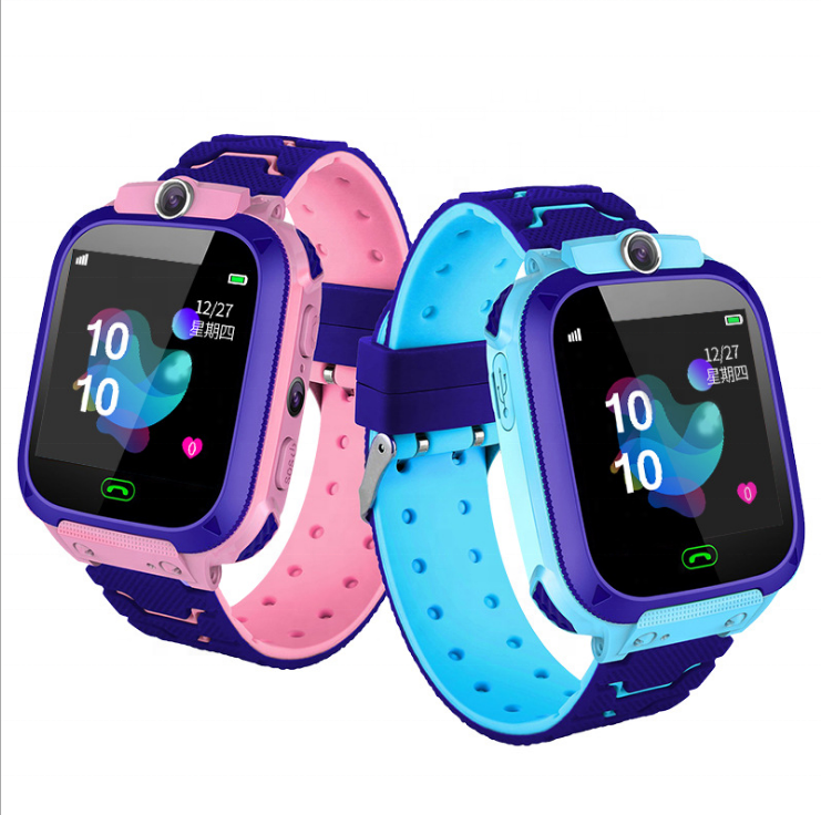 Q12B 1.54 Inch Student LBS Tracking Reloj Inteligente Para Ninos GPS Alarm Clock Message Reminder Kids Smart Watch