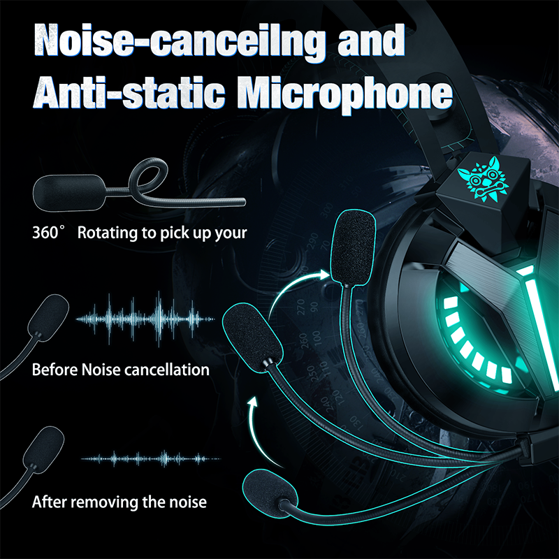 ONIKUMA M180 PRO Gamer Headphones Noise Cancelling 7.1 Channel Gaming Headset With Vibration