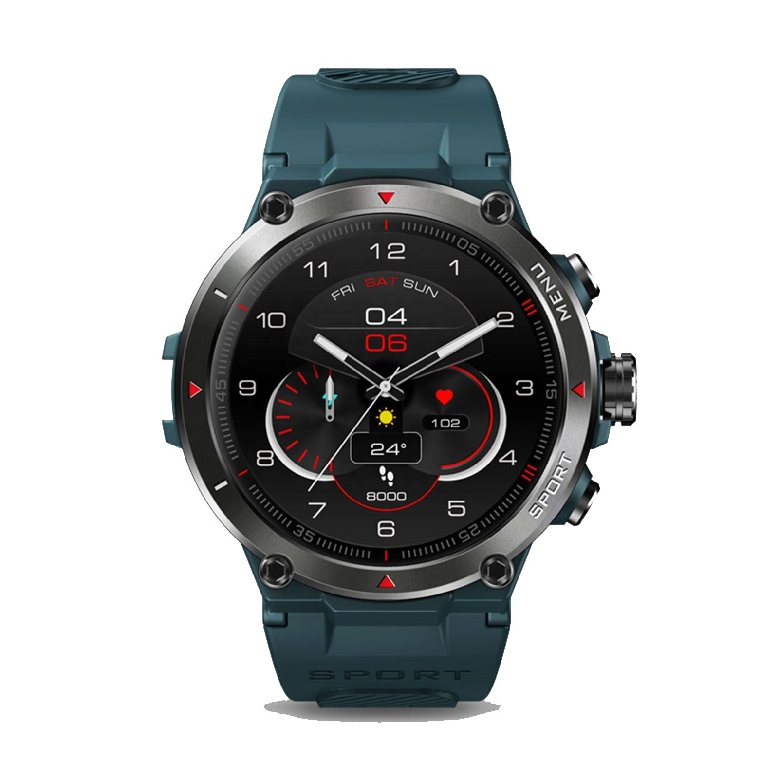 Zeblaze Stratos 2 AMOLED Display 24h Health Monitor Smartwatch Long Battery Life GPS digital smart watch