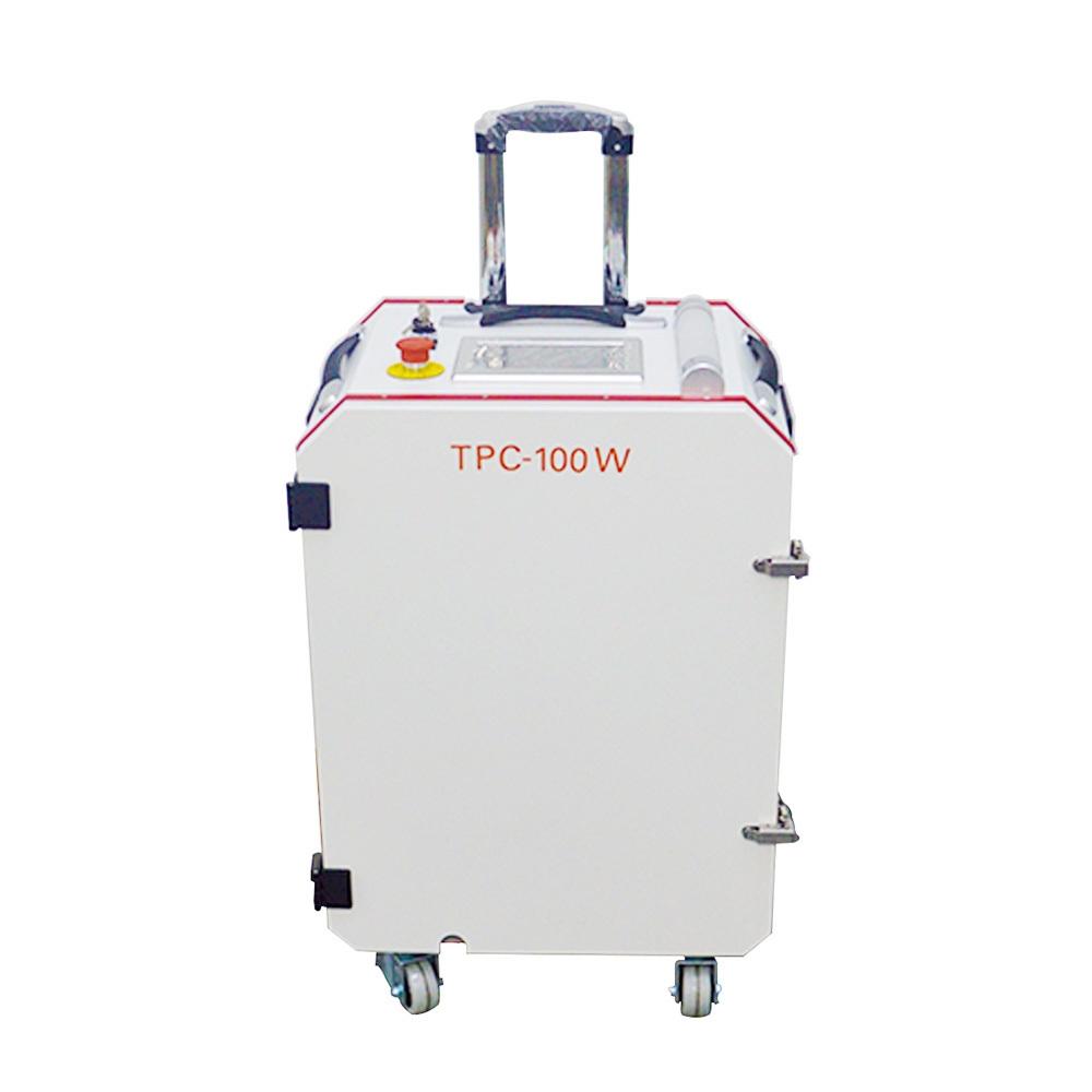 laser cleaning machine industrial dry ice blaster rust removal laser weld cleaning machine robot road paint remover 100w 200w