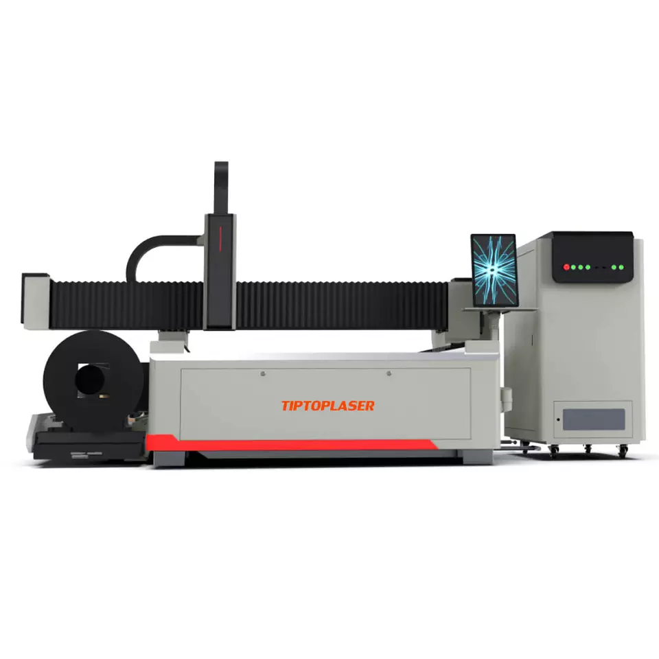 TIPTOPLASER 2022 hot sale cheaper fiber laser cutting machine for stainless steel carbon steel aluminum cutter