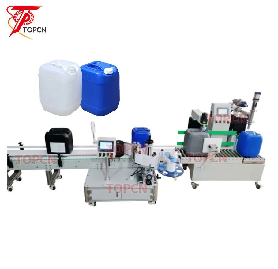 Automatic Weighting Jerry Can Filler 25Ltr 30Lter Jerry Can Drum Vegetable Oil Weight Filling Machine