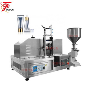 Desktop Small Manual Ointment Tube Filling and Sealing Machine Cosmetic Cream Shampoo Lotion Toothpaste Tube Filler Sealer