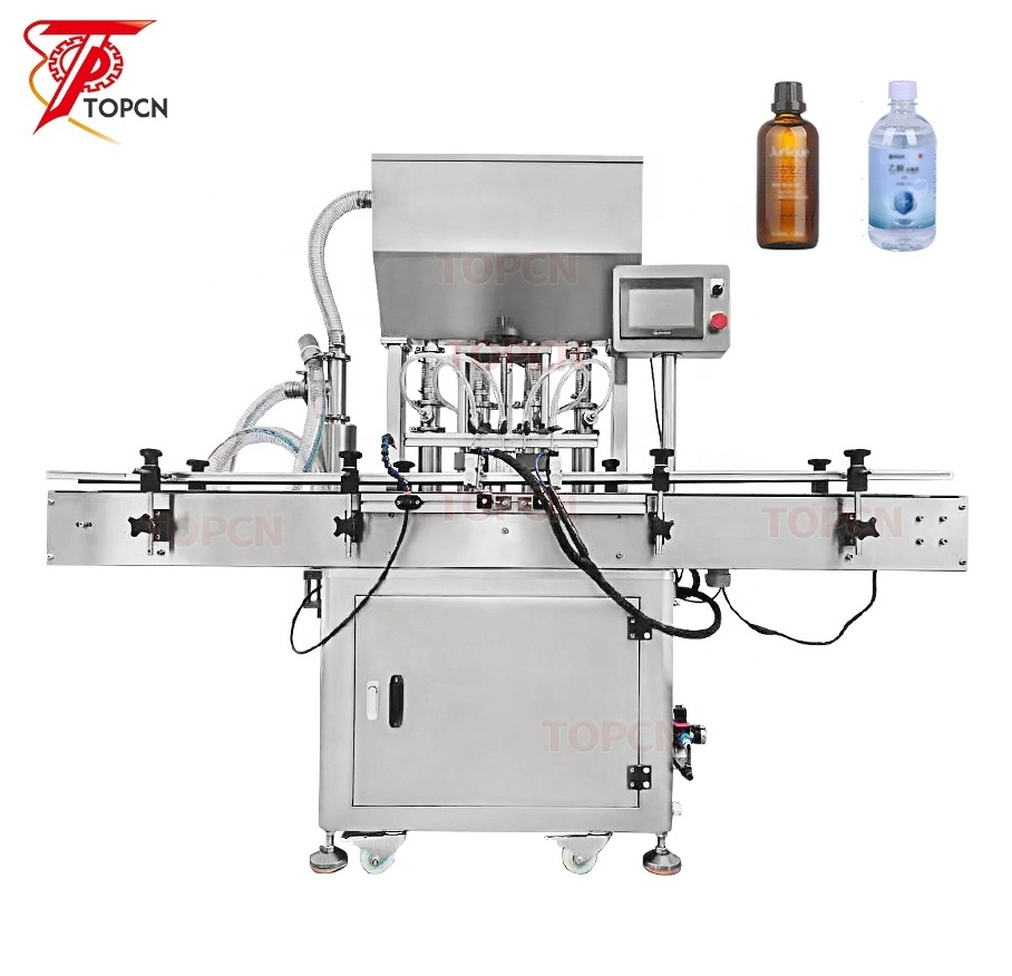 Automatic Piston Pneumatic Honey Spices Oil Water Liquid Sauce Paste Soap Detergent Shampoo Cream Lotion Bottle Filling Machine