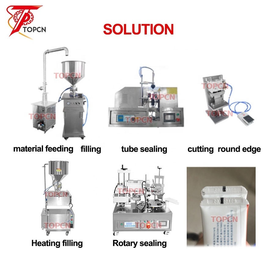 small desktop ultrasonic aluminum plastic cosmetics tube sealing machine