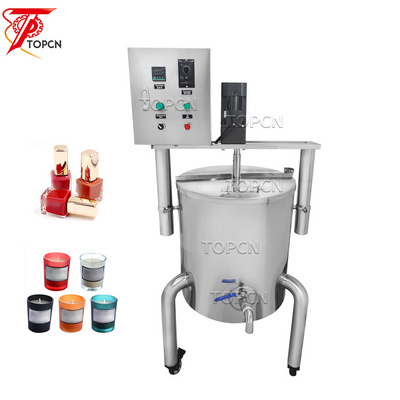 50L Stainless Steel Shampoo Soap Double Jacketed Mixer Sanitizer Liquid Detergent Electric Heating Mixing Tank