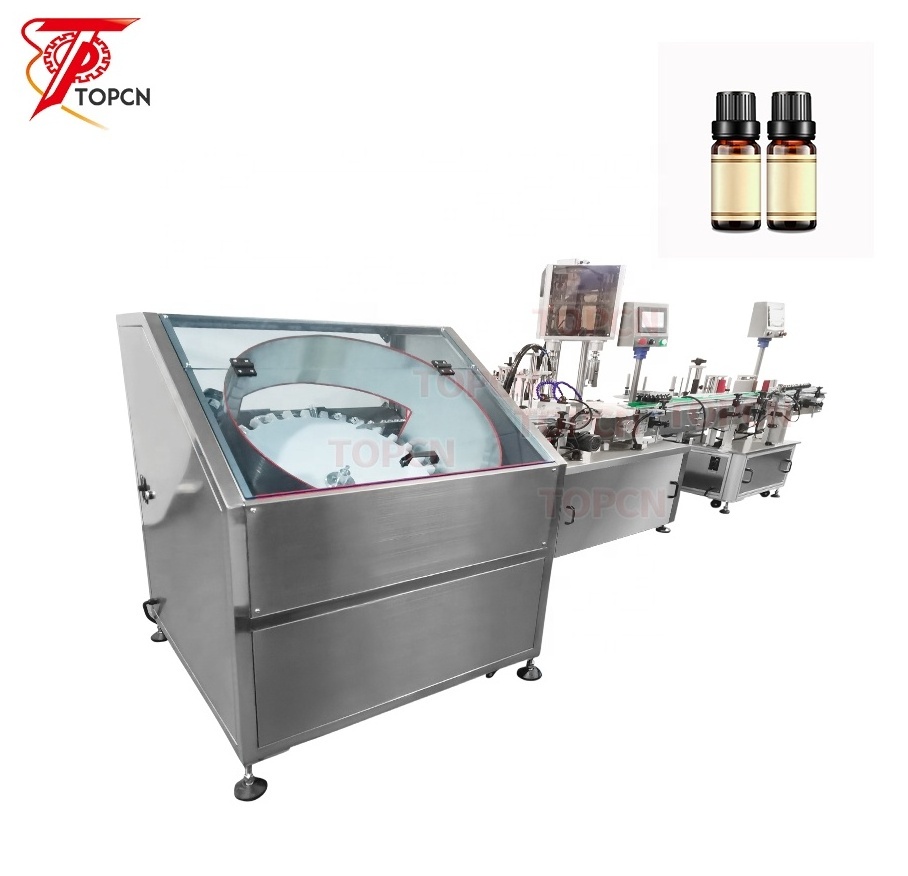 New Design 10ml 30ml 60ml 100ml chubby gorilla flavor filling and capping machine