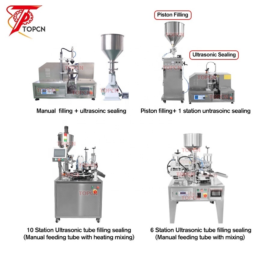 small desktop ultrasonic aluminum plastic cosmetics tube sealing machine