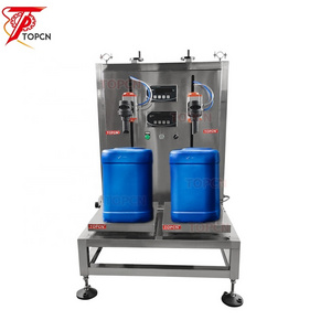 Semi Automatic 5litres 15litres 20 litres 25 litres Bottom Weight Foamy Liquid Jerry Can filling machine