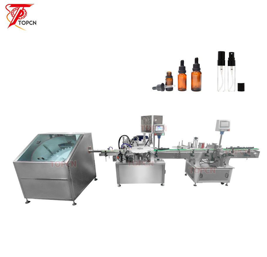 New Design 10ml 30ml 60ml 100ml chubby gorilla flavor filling and capping machine