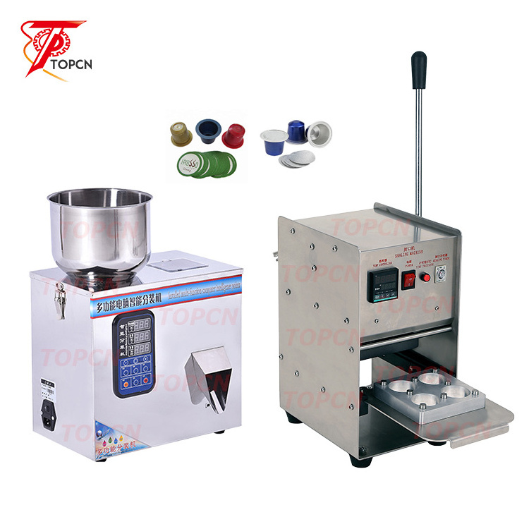 Factory Price Powder Filler Coffee Capsules Sealer Combination Automatic K Cup Filling Sealing Machine