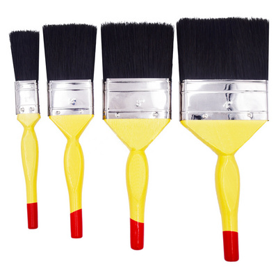 Wholesale High Quality No.730 Black Bristle Paint Brush With Wooden Handle Painting Brushes