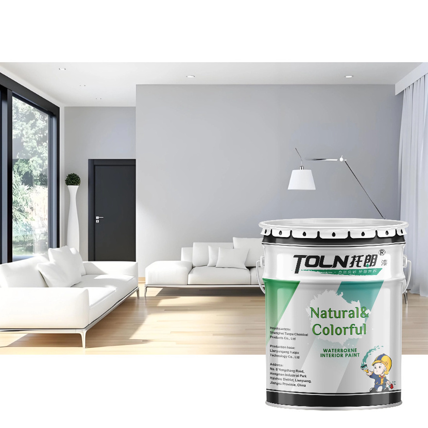 Fusion Technology Latex Paint for Seamless Walls Eco-Friendly Water-Based Paint for Indoor