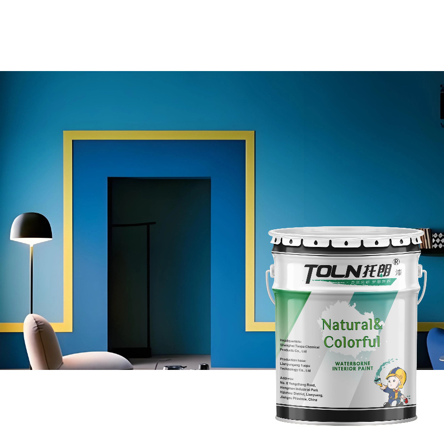 Fusion Technology Latex Paint for Seamless Walls Eco-Friendly Water-Based Paint for Indoor