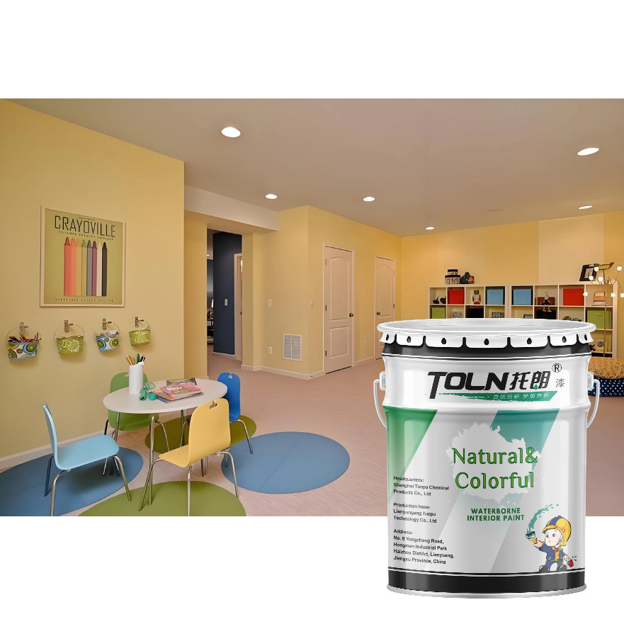 Fusion Technology Latex Paint for Seamless Walls Eco-Friendly Water-Based Paint for Indoor