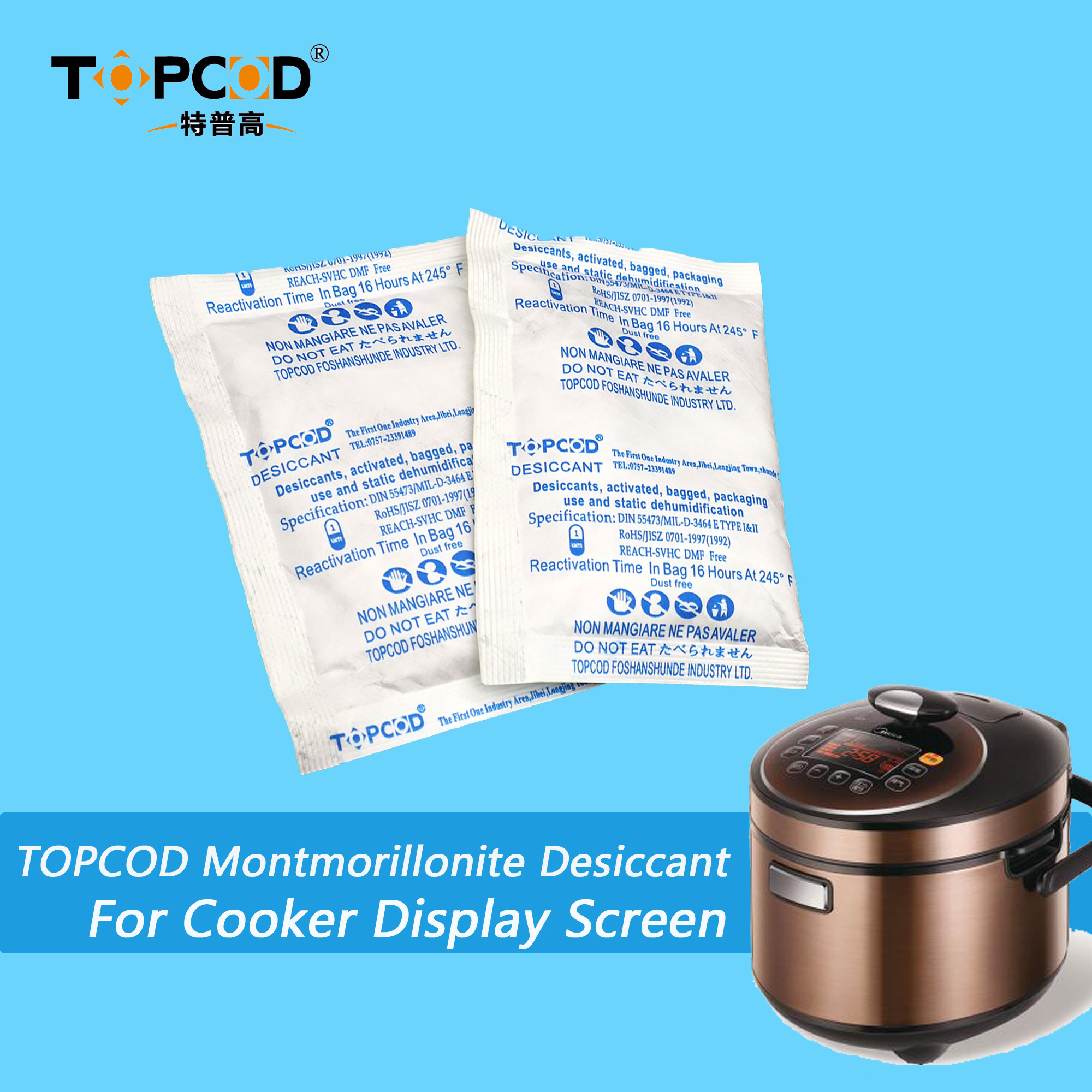 Top one 5 Grams Environmental Friendly Desiccant Clay Anti Mold Montmorillonite Clay Desiccant