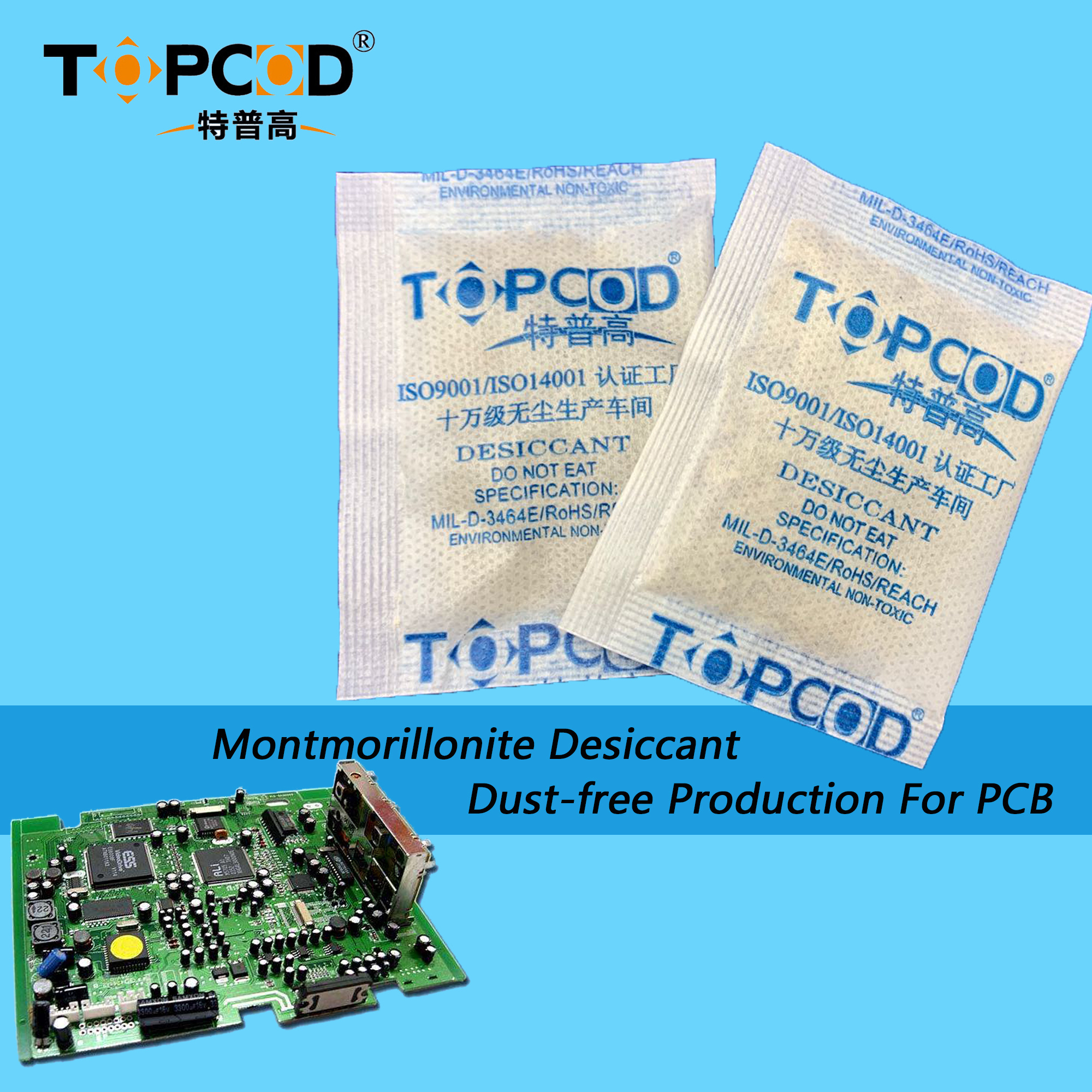 Top one 5 Grams Environmental Friendly Desiccant Clay Anti Mold Montmorillonite Clay Desiccant