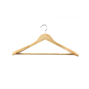 Luxury Hotel Wooden Coat Clothes Hanger for Garment Suit Clothing Display