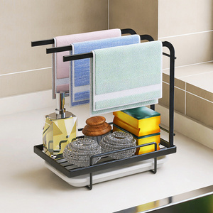 Wall Mounted Cabinet Organizer Sink Shelf Cabinet Storage Shelves for Kitchen Bathroom Utensils Organizer