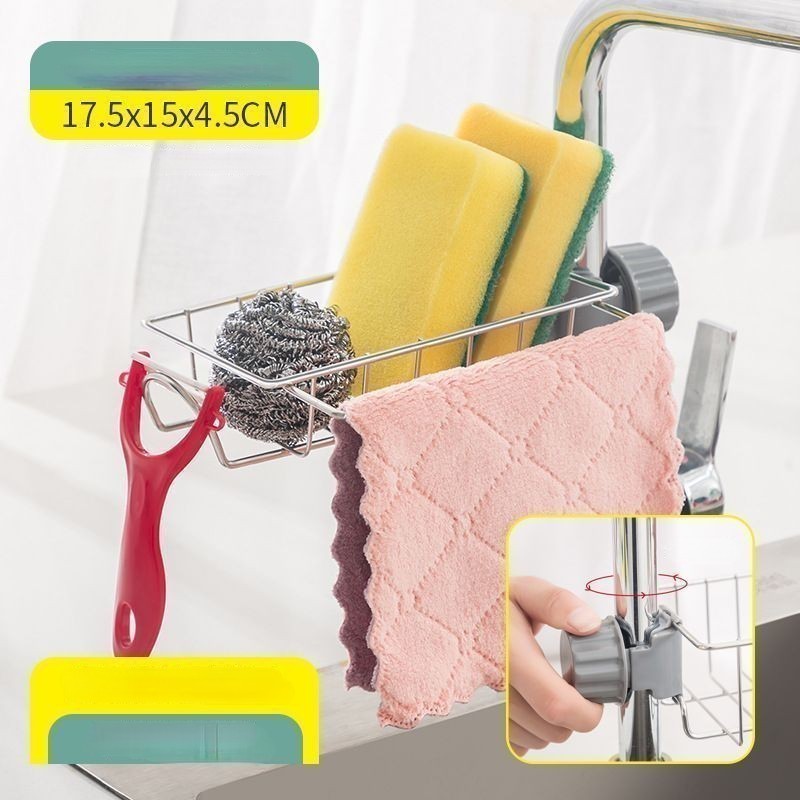 Stainless steel storage for tap/kitchen storage rack /Dishwashing multi-layer sink drain rack