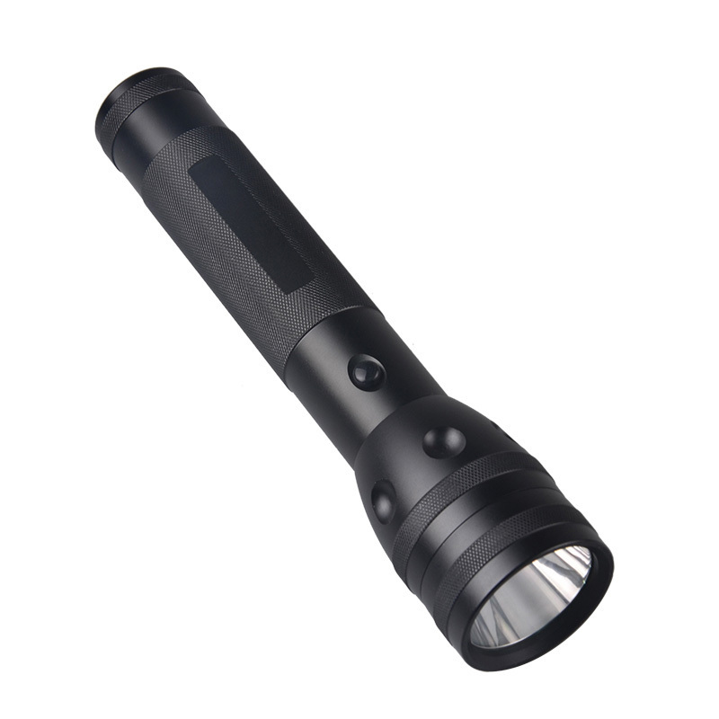 High Power 10Watt LED Torch Heavy Duty Outdoor Torch Flashlight With 2 D