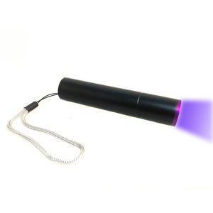 New Arrival Mini 365nm LED UV Flashlight Pocket Black Filter Lens UV Torch Ultra Violet Light Pet Urine Money Detector