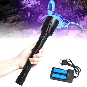 TOPCOM 395nm uv torch Glue resin curing lamp black pets urine Detector led uv flashlight blacklight