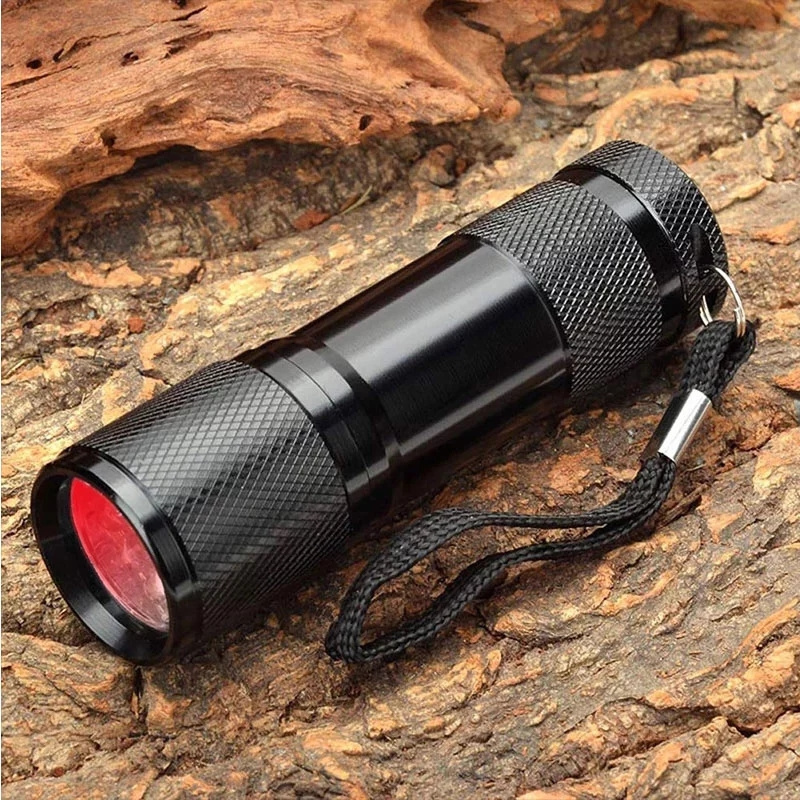 Mini Red LED Flashlight Lanterna Camera Infrared Light Detector for Reading Astronomy Star Maps and Preserving Night Vision