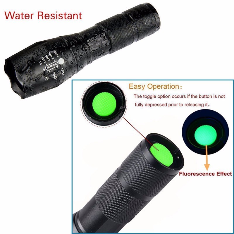 high power rechargeable searchlight zoomable torch lantern t6 led 10w industrial zoom flashlight