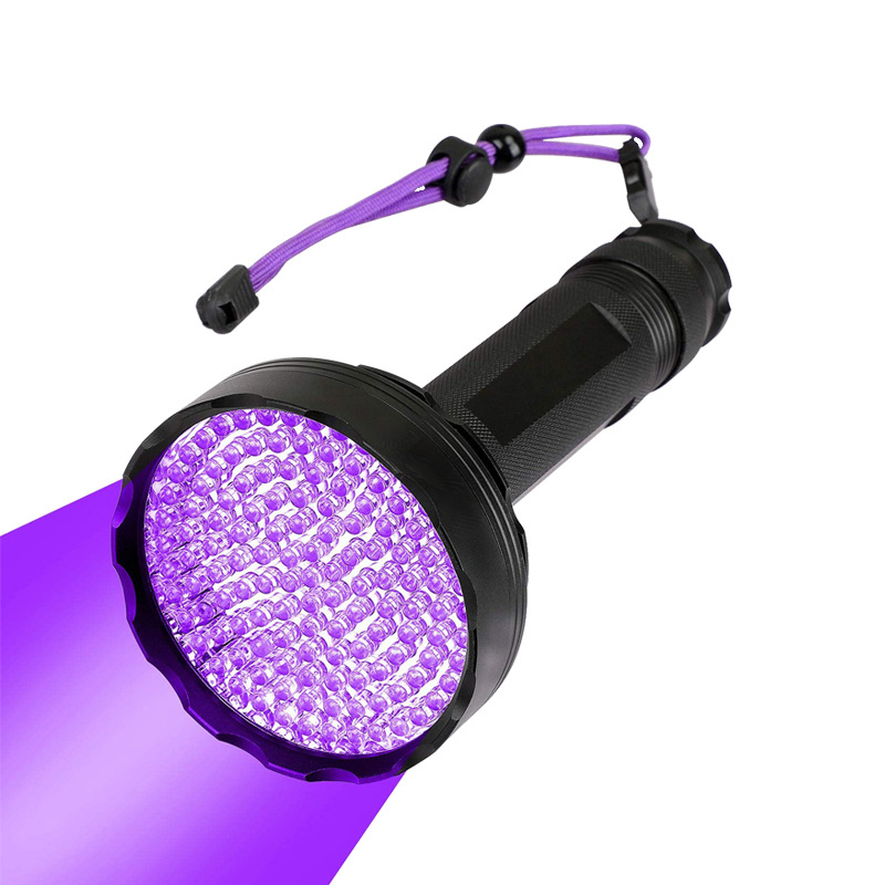 Big Black Light Super Bright UV Light 10W Ultraviolet Lantern 395nm 128 LED UV Flashlight For Urine Pet Detect Catch Scorpion