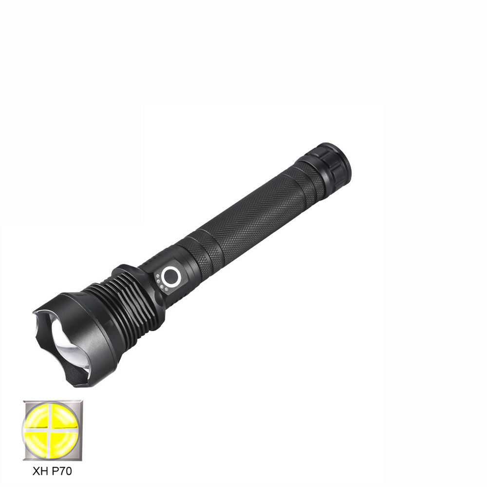 Hot-sale High Power Long Distance Flashlight Strong Light Rechargeable Zoom Giant  Tactical Torch for Hunting